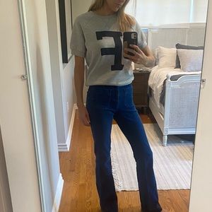 NWT Frame short sleeve  varsity sweatshirt